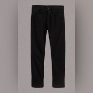 rag & bone Men's Black Straight Jeans